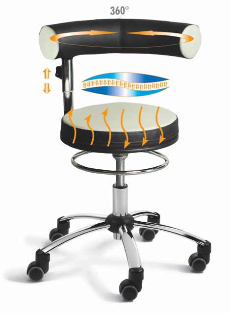 Sanus®-Gesundheitsstuhl Air, Pilates-Sitzkissen in 4 Farben